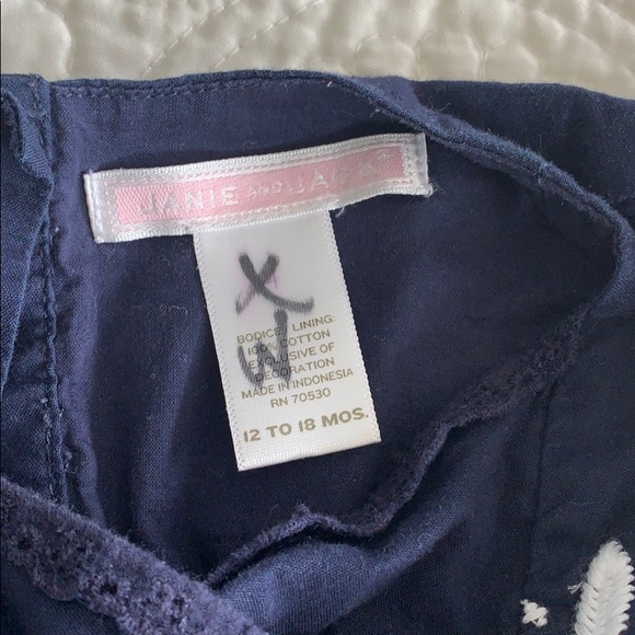 Beautiful Janie and Jack blue dress - Picture 2 of 3